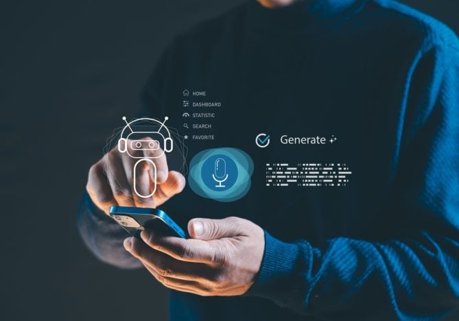 Ai,Agent,Voice,Assistant,And,Smart,Automation,Interface,On,Mobile